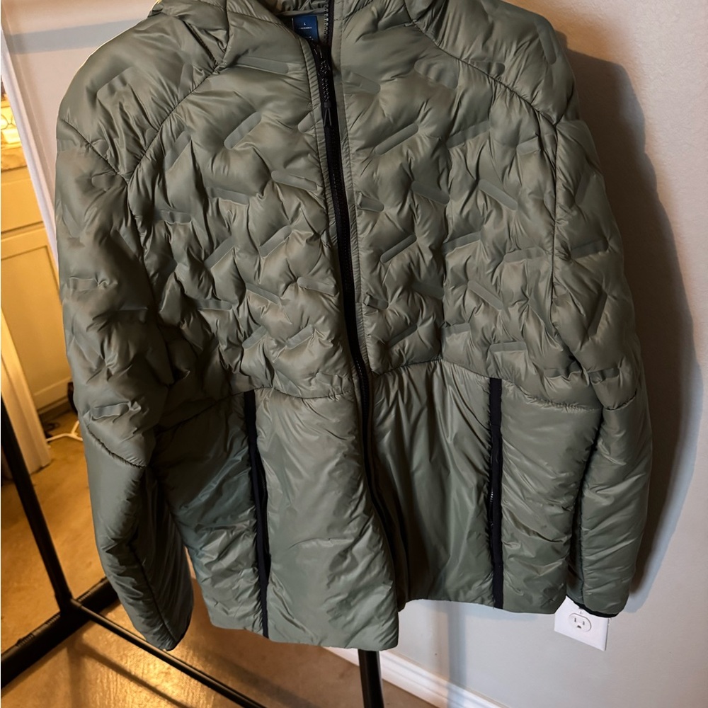 Old Navy Olive Green Puffer Jacket